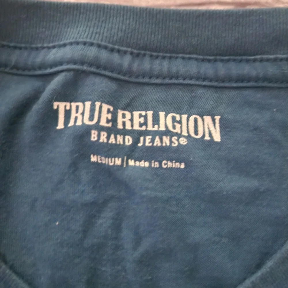 True Religion Graphic Logo T-Shirt Short‎ Sleeve Crew Neck Tee Medium